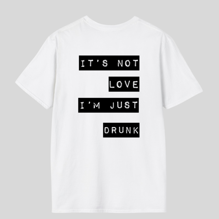 Tricou unisex din bumbac  100%   I  am just drunk [5]