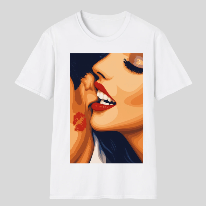 Tricou unisex din bumbac 100% Kiss [2]