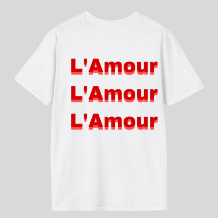 Tricou unisex din bumbac 100% L'amour [2]