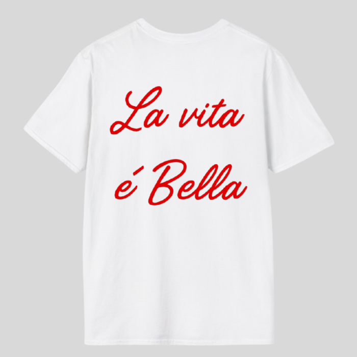 Tricou Unisex Din Bumbac 100% La Vita e Bella [5]