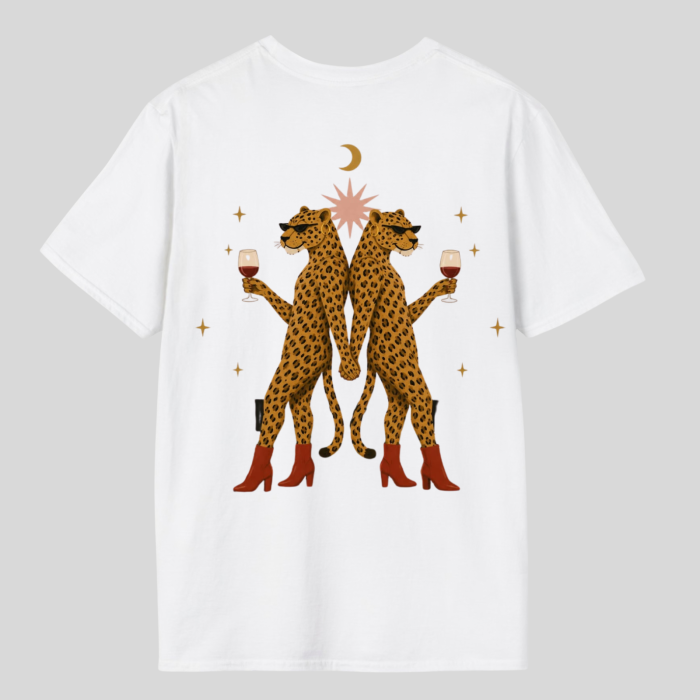 Tricou  Unisex Din Bumbac 100% Leopard party [5]