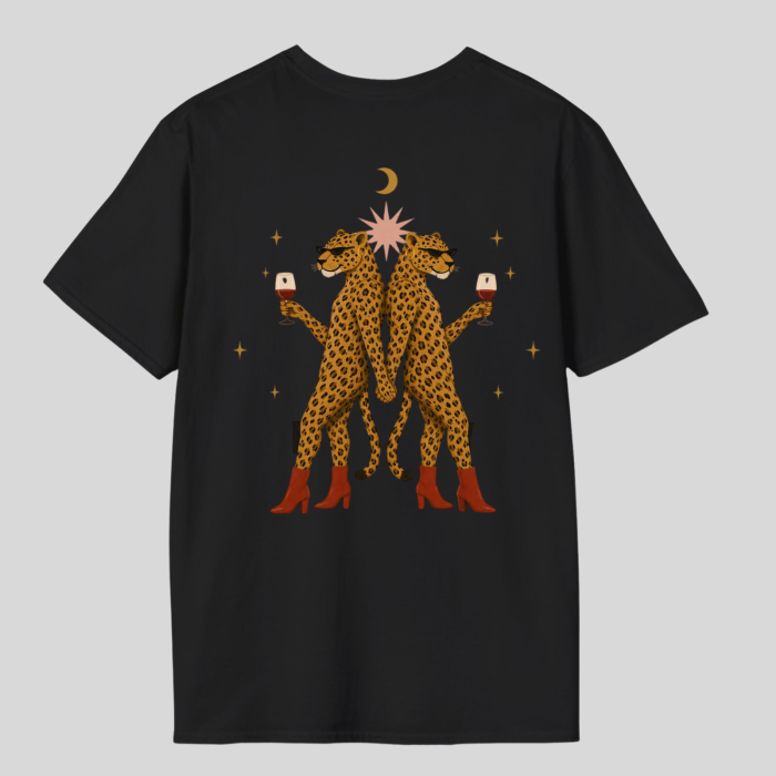 Tricou  Unisex Din Bumbac 100% Leopard party [2]