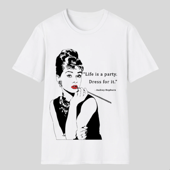 Tricou  unisex din bumbac 100% Life is a party dress for it [3]