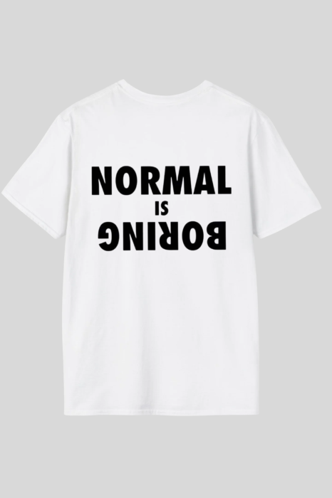Tricou unisex din bumbac 100% Normal is boring [2]