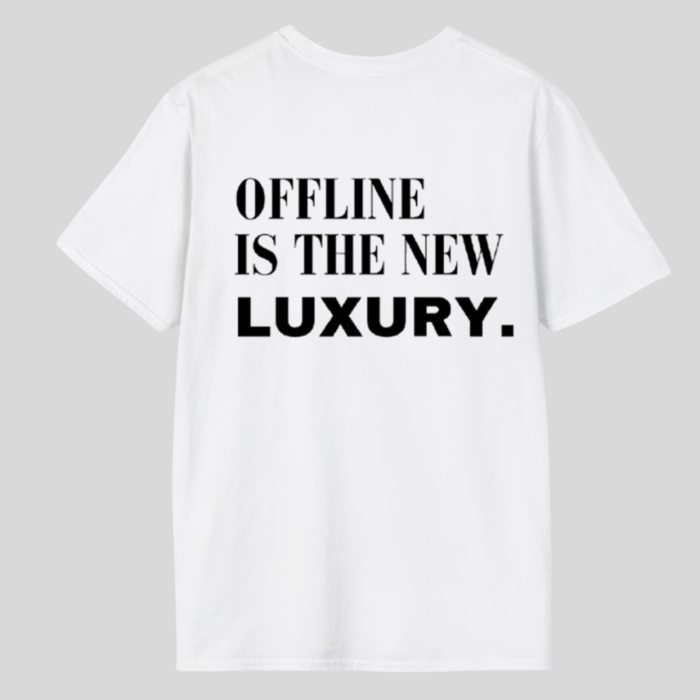 Tricou unisex din bumbac 100% Offline is new luxury [2]