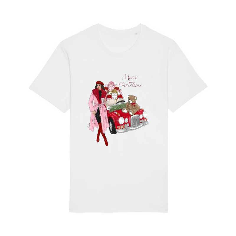TRICOU UNISEX DIN BUMBAC ORGANIC CHRISTMAS DESIGN [2]