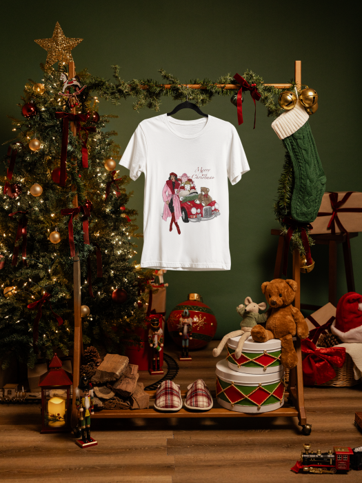 TRICOU UNISEX DIN BUMBAC ORGANIC CHRISTMAS DESIGN [1]