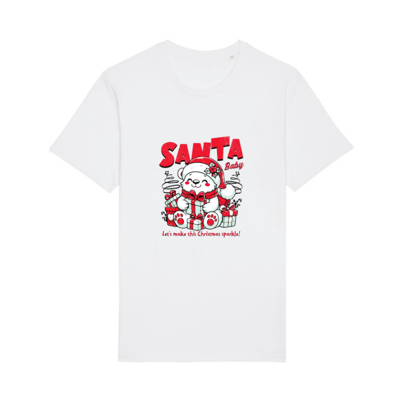 TRICOU UNISEX DIN BUMBAC ORGANIC SANTA BABY [2]