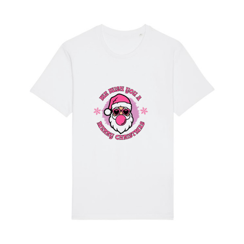 TRICOU UNISEX DIN BUMBAC ORGANIC WE WISH A MERRY CHRISTMAS [2]