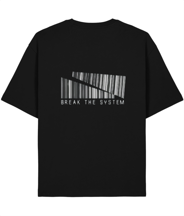 Tricou Unisex  Din Bumbac 100% Break the system [2]