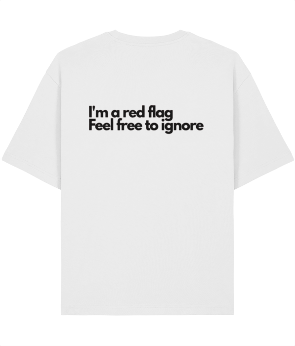 Tricou Unisex  Din Bumbac 100% I'm a red flag [2]