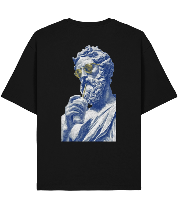 Tricou Oversized Din Bumbac Organic Antic [2]