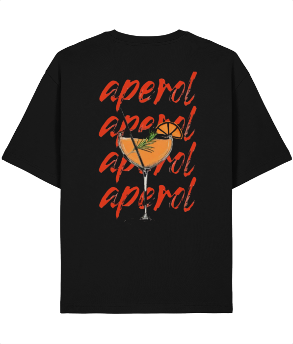 Tricou Oversized Din Bumbac Organic Aperol [4]