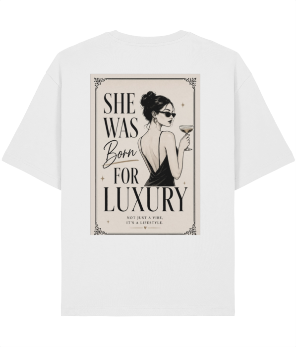 Tricou Unisex Relaxed Din Bumbac Organic Born to be luxury [2]