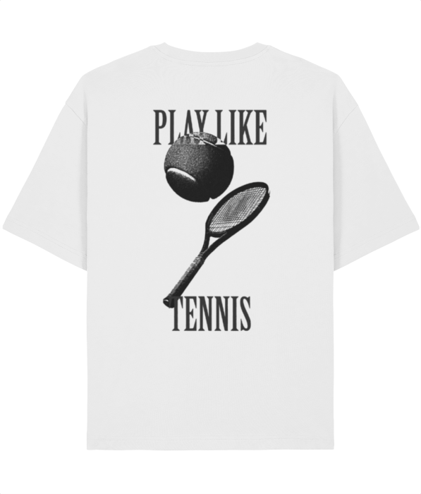 Tricou Unisex Relaxed Din Bumbac Organic Play like tennis [2]