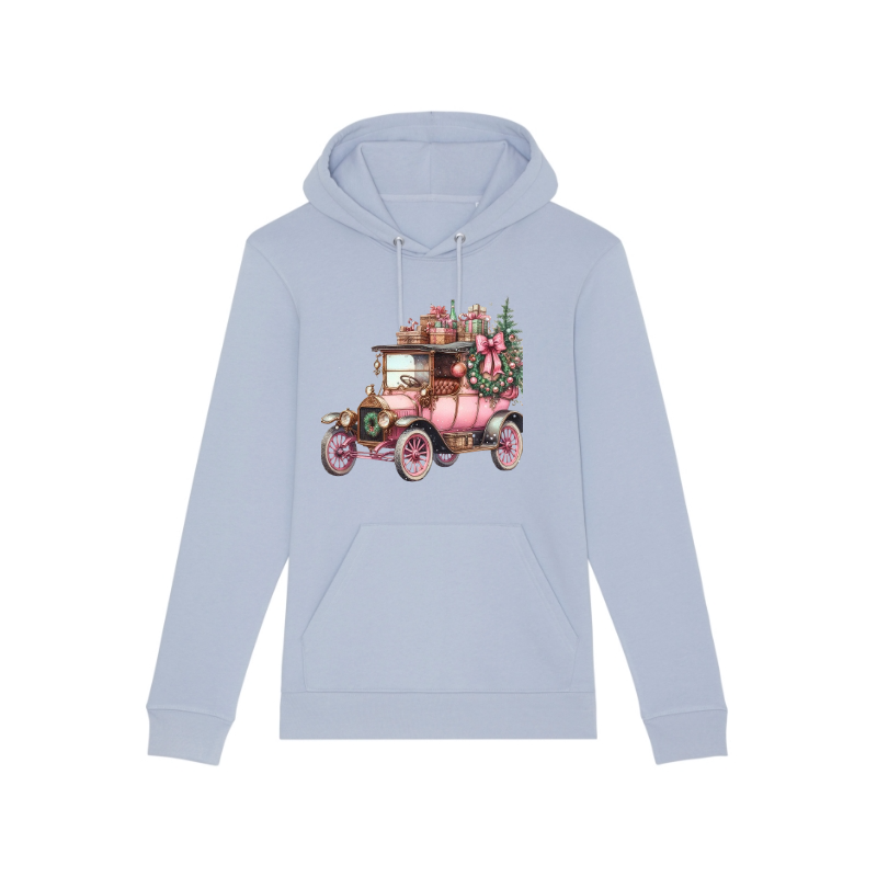 HANORACE PERSONALIZATE - HANORAC DIN BUMBAC ORGANIC CHRISTMAS OLD CAR