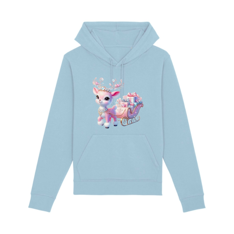 HANORACE PERSONALIZATE - HANORAC UNISEX DIN BUMBAC ORGANIC CHRISTMAS BAMBY