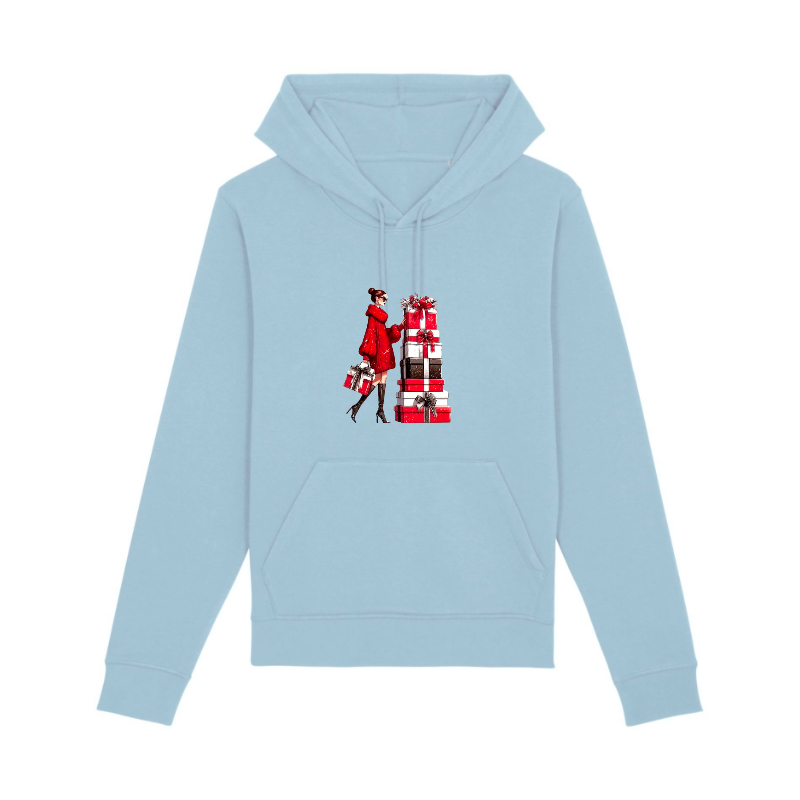 HANORACE PERSONALIZATE - HANORAC UNISEX DIN BUMBAC ORGANIC CHRISTMAS GIRL