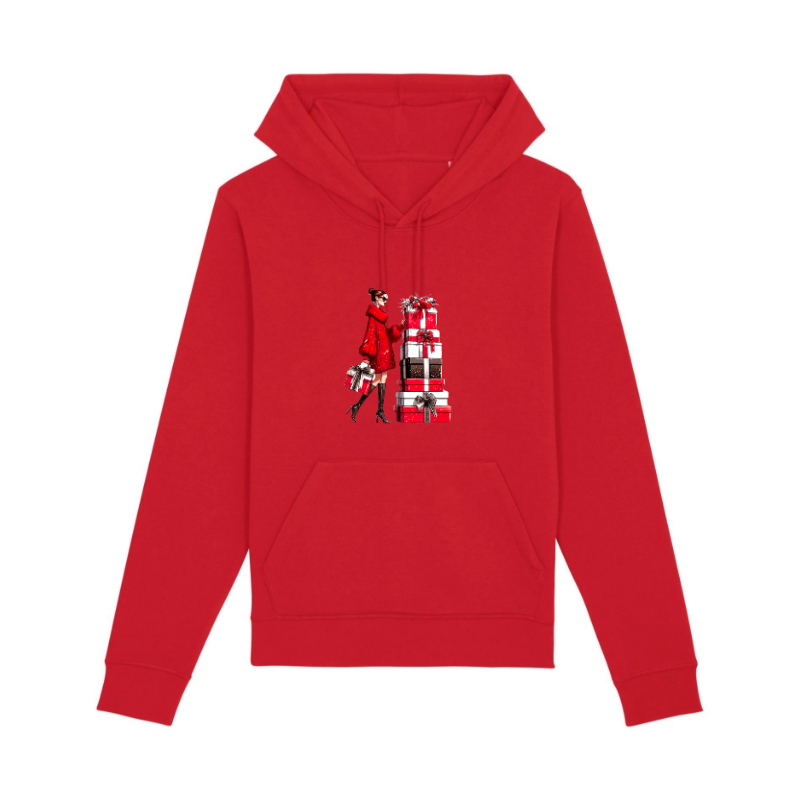 HANORACE PERSONALIZATE - HANORAC UNISEX DIN BUMBAC ORGANIC CHRISTMAS GIRL