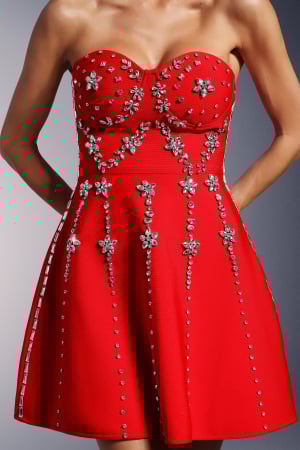 ROCHIE MINI BANDAGE FARA BRETELE EVA [2]