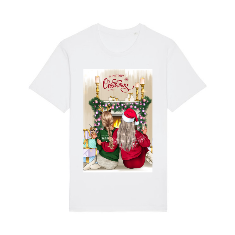 COLECTIA DE CRACIUN - TRICOU DIN BUMBAC ORGANIC BEST FRIENDS DECEMBER