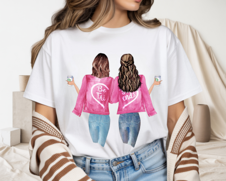 Colectia Petrecerea Burlacitelor - Tricou din bumbac organic personalizat cu imagini print tematica la moda