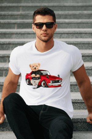 Colectia Trendy - Tricou din bumbac organic personalizat cu imagini print