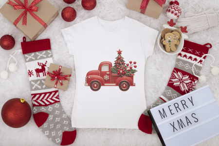 COLECTIA DE CRACIUN - TRICOU DIN BUMBAC ORGANIC CHRISTMAS TREE