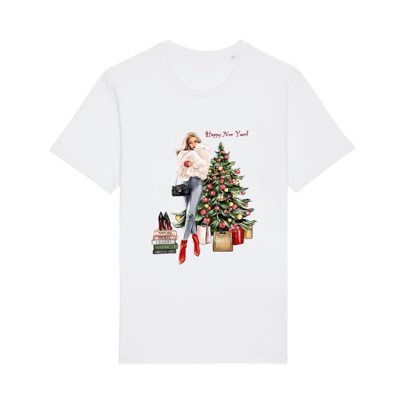 COLECTIA DE CRACIUN - TRICOU DIN BUMBAC ORGANIC CHRISTMAS STYLE
