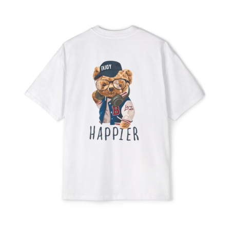 Colectia Trendy - Tricou din bumbac organic Enjoy happier