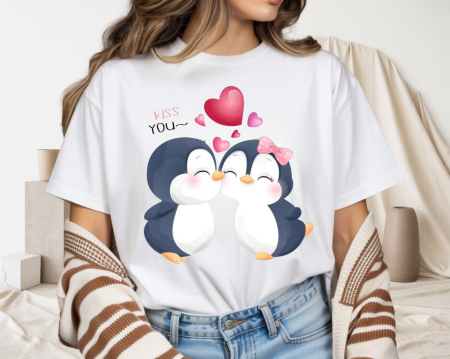 Tricouri pentru femei - Tricou din bumbac organic personalizat cu imagini print tematica la moda