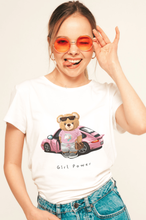 Colectia Tricouri cu mesaje - Tricou din bumbac organic personalizat cu imagini print tematica la moda