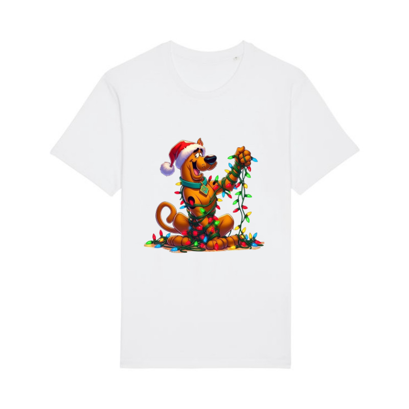 TRICOURI PERSONALIZATE - Tricou din bumbac organic personalizat cu imagini print tematica moda de Craciun.