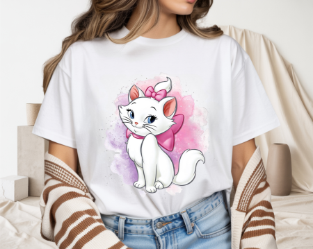 Tricouri pentru femei - Tricou din bumbac organic personalizat cu imagini print tematica la moda