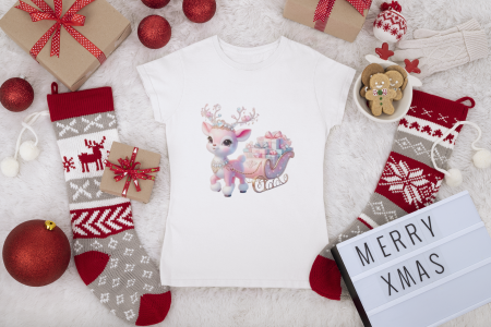 TRICOU DIN BUMBAC ORGANIC BAMBY GIRL [1]