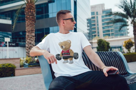 BARBATI - Tricou din bumbac organic personalizat cu imagini print