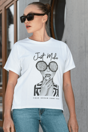 Colectia Tricouri cu mesaje - Tricou din bumbac organic personalizat cu imagini print tematica la moda