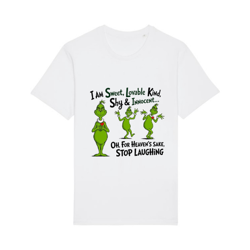 TRICOURI PERSONALIZATE - Tricou din bumbac organic personalizat cu imagini print tematica moda de Craciun.