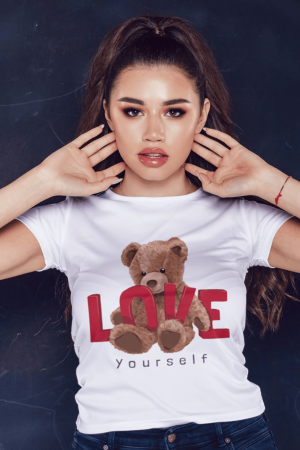 Colectia Tricouri cu mesaje - Tricou din bumbac organic personalizat cu imagini print tematica la moda