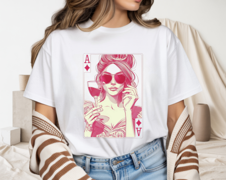 Tricouri pentru femei - Tricou din bumbac organic personalizat cu imagini print