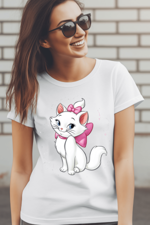 Colectia Fashionista - Tricou din bumbac organic personalizat cu imagini print tematica la moda