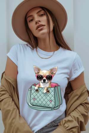 Tricouri pentru femei - Tricou din bumbac organic personalizat cu imagini print tematica la moda