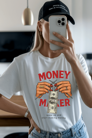 Colectia Fashionista - Tricou din bumbac organic personalizat cu imagini print tematica la moda