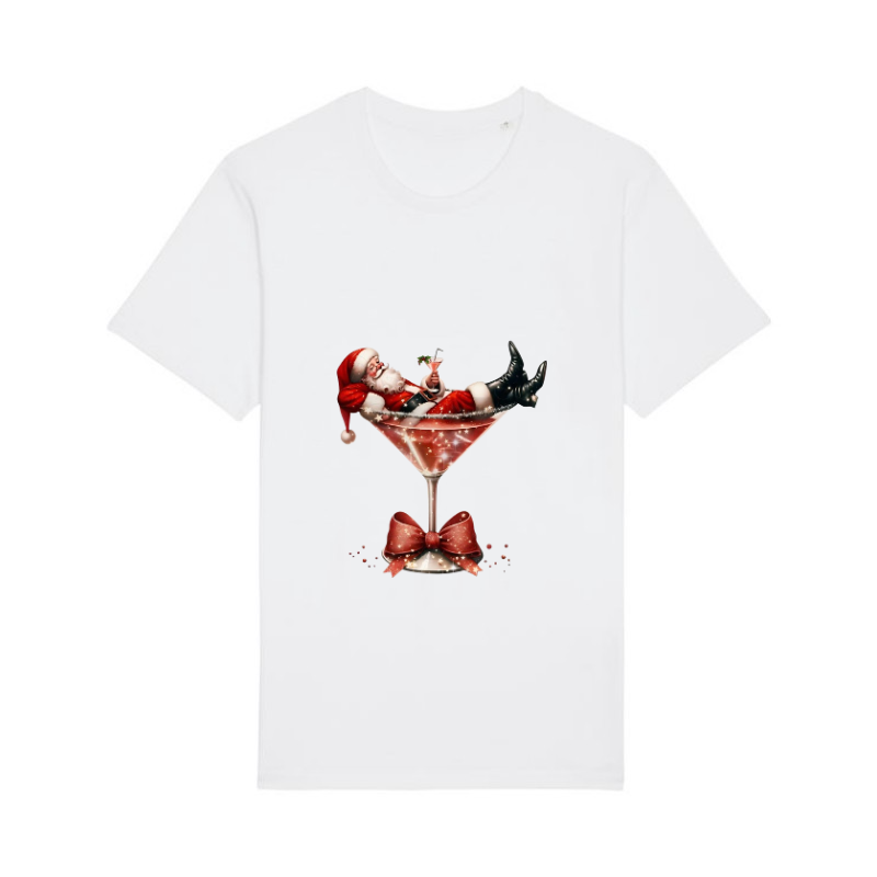 Tricou din bumbac organic personalizat cu imagini print tematica moda de Craciun. [1]