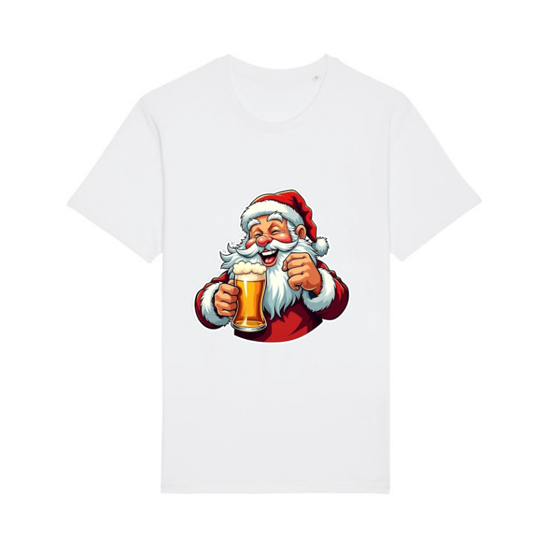 TRICOURI PERSONALIZATE - Tricou din bumbac organic personalizat cu imagini print tematica moda de Craciun.