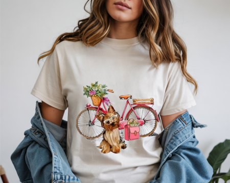 Tricouri pentru femei - Tricou din bumbac organic personalizat cu imagini print tematica la moda