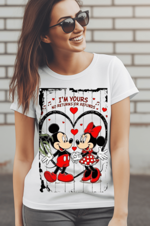 Colectia Tricouri cu mesaje - Tricou din bumbac organic personalizat cu imagini print tematica la moda