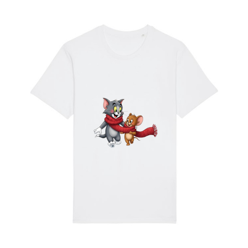 TRICOU DIN BUMBAC ORGANIC TOM & JERRY IN LOVE [1]