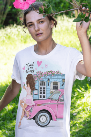 Tricouri pentru femei - Tricou din bumbac organic personalizat cu imagini print tematica la moda