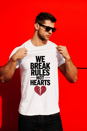 Colectia Valentine's Day - Tricou din bumbac organic personalizat cu imagini print